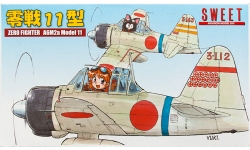 A6M2a Type 11 Mitsubishi - SWEET 14132-1500 1/144