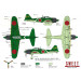 A6M5c Type 52c (Hei) Mitsubishi, Zero-sen, Zeke, Zero, Rei-sen - 1/144 SWEET 14-D028