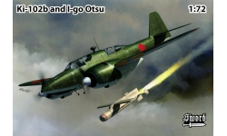 Ki-102b (Otsu) Kawasaki & I-Go (Otsu) Ki-148 Kawasaki - SWORD SW72125 1/72