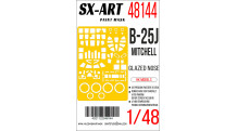 Маски для B-25J North American, Mitchell (HK MODELS) - SX-ART 48144 1/48