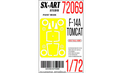 Маски для F-14A Grumman, Tomcat (GREAT WALL HOBBY) - SX-ART 72069 1/72