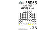 Маски для Leopard 2A7 / 2A7+ Krauss-Maffei Wegmann (MENG) - SX-ART 35068 1/35