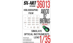 Специальная оптика для AMX-30B2 Brenus, GIAT Industries (TIGER MODEL) - SX-ART 36013 1/35