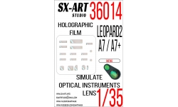 Специальная оптика для Leopard 2A7 / 2A7+ Krauss-Maffei Wegmann (MENG) - SX-ART 36014 1/35