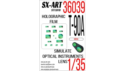 Специальная оптика для Т-90А (MENG) - SX-ART 36039 1/35