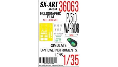 Специальная оптика для FV510 TES(H) GKN Defence, Warrior, MCV-80, AIFV (MENG) - SX-ART 36063 1/35