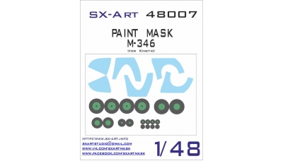 Маски для M-346 Alenia Aermacchi, Master (KINETIC) - SX-ART 48007 1/48