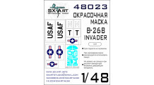 Маски для B-26B-50 (A-26B) Douglas, Invader (ICM) - SX-ART 48023 1/48