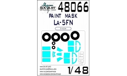 Маски для Ла-5ФН (ЗВЕЗДА) - SX-ART 48066 1/48