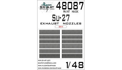 Маски для Су-27 (GREAT WALL HOBBY) - SX-ART 48087 1/48