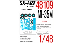 Маски для Ми-35М (ЗВЕЗДА) - SX-ART 48109 1/48