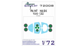 Маски для Як-130 (ЗВЕЗДА) - SX-ART 72008 1/72