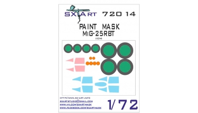 Маски для МиГ-25 (ICM) - SX-ART 72014 1/72