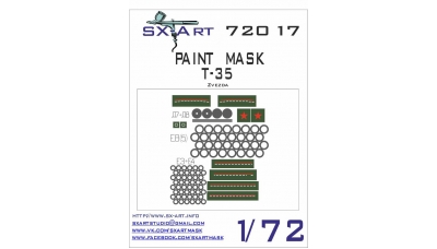 Маски для Т-35A (ЗВЕЗДА) - SX-ART 72017 1/72