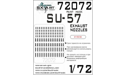 Маски для Су-57 (ЗВЕЗДА) - SX-ART 72072 1/72