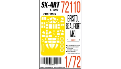 Маски для Beaufort Mk I Bristol (AIRFIX) - SX-ART 72110 1/72