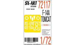 Маски для F-14A Grumman, Tomcat (FINE MOLDS) - SX-ART 72117 1/72