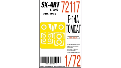 Маски для F-14A Grumman, Tomcat (FINE MOLDS) - SX-ART 72117 1/72