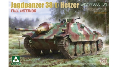Jagdpanzer 38(t), Sd.Kfz. 138/2, BMM (ČKD), Škoda, Hetzer - TAKOM 2170 1/35