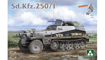 Leichter Schützenpanzerwagen Sd.Kfz. 250/1, Ausf. A, Demag - TAKOM 2184 1/35