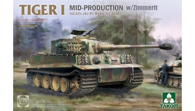 Tiger I, Pz. Kpfw. VI, Sd.Kfz. 181, Ausf. E, Henschel - TAKOM 2198 1/35