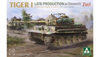 Tiger I, Pz. Kpfw. VI, Sd.Kfz. 181 /  Pz.Bef.Wg. Tiger, Sd.Kfz. 267, Ausf. E, Henschel - TAKOM 2199 1/35