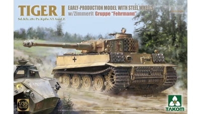 Tiger I, Pz. Kpfw. VI, Sd.Kfz. 181, Ausf. E, Henschel - TAKOM 2202 1/35