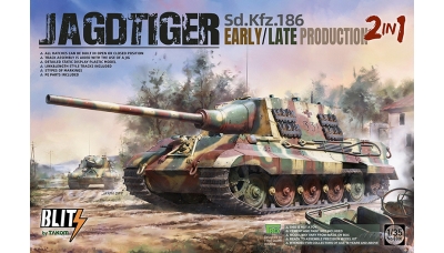 Panzerjäger Tiger, Sd. Kfz. 186, Ausf. B, Henschel, Jagdtiger - TAKOM 8001 1/35