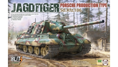 Panzerjäger Tiger, Sd. Kfz. 186, Ausf. B, Porsche - TAKOM 8003 1/35