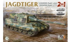 Panzerjäger Tiger, Sd. Kfz. 186, Ausf. B, Henschel, Jagdtiger - TAKOM 8008 1/35