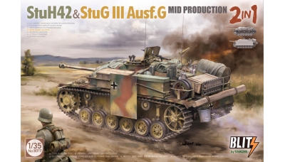 StuG III, Sd.Kfz. 142/1 Ausf. G & StuH 42, Sd.Kfz 142/2, Alkett - TAKOM 8017 1/35