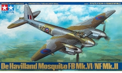 Mosquito FB Mk. VI & NF Mk. II De Havilland - TAMIYA 61062 1/48