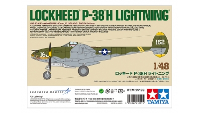 P-38H Lockheed, Lightning - TAMIYA 25199 1/48