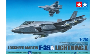 F-35A Lockheed Martin, Lightning II - TAMIYA 60792 1/72
