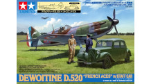 Dewoitine D.520 & Citroën Traction Avant 11CV - TAMIYA 61109 1/48