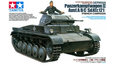 Panzerkampfwagen II, Sd.Kfz. 121, Ausf. A/B/C (4./5./6./7./La.S. 100), T-II, MAN, Daimler-Benz - TAMIYA 35292 1/35