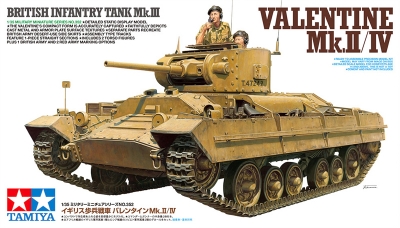 Valentine Mk. II/IV Infantry Tank Mark III, Vickers-Armstrongs - TAMIYA 35352 1/35