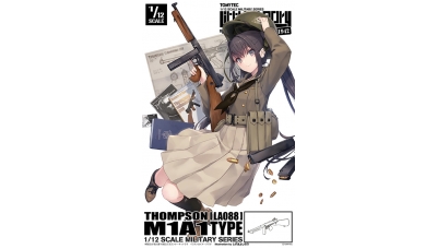 M1A1 Thompson submachine gun 1942, Tommy Gun - TOMYTEC LA088 1/12