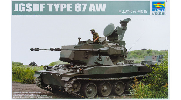 Type 87 Self-Propelled Anti-Aircraft Gun, Mitsubishi/JSW - 1/35 TRUMPETER 01599 Type 87 Self-Propelled Anti-Aircraft Gun, Mitsubishi/JSW - 1/35 TRUMPETER 01599