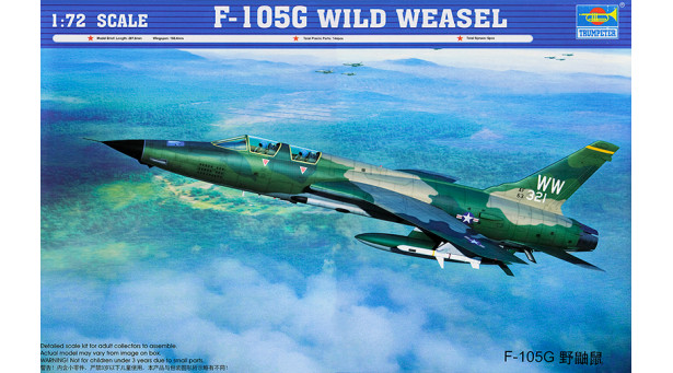 F-105G Republic, Thunderchief - 1/72 TRUMPETER 01618