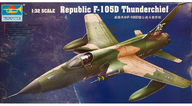 F-105D Republic, Thunderchief - 1/32 TRUMPETER 02201 F-105D Republic, Thunderchief - 1/32 TRUMPETER 02201