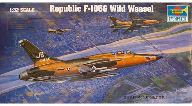 F-105G Republic, Thunderchief - 1/32 TRUMPETER 02202