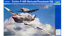 P-40B Curtiss, Warhawk, Tomahawk IIA - TRUMPETER 02807 1/48