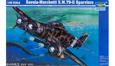 S.M.79-II Savoia-Marchetti, Sparviero - TRUMPETER 02817 1/48
