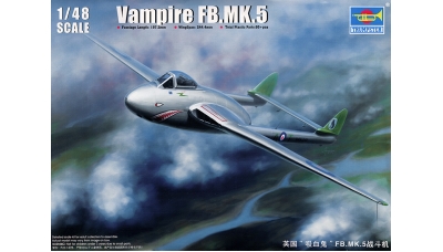 Vampire FB.Mk. 5 de Havilland - TRUMPETER 02874 1/48