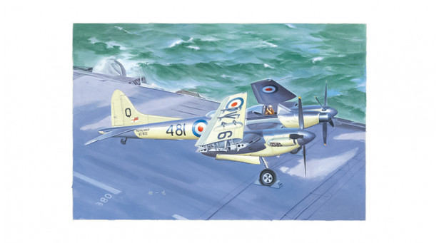 Sea Hornet NF.Mk. 21 de Havilland - 1/48 TRUMPETER 02895