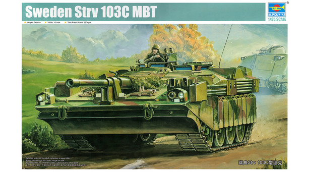 Stridsvagn 103C (Strv 103C) Bofors AB, Main Battle Tank (MBT) - 1/35 TRUMPETER 00310 Stridsvagn 103C (Strv 103C) Bofors AB, Main Battle Tank (MBT) - 1/35 TRUMPETER 00310