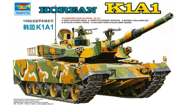 K1A1 Hyundai Rotem - 1/35 TRUMPETER 00331 K1A1 Hyundai Rotem - 1/35 TRUMPETER 00331