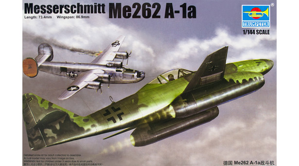 Me 262A-1a Messerschmitt, Schwalbe - 1/144 TRUMPETER 01319 Me 262A-1a Messerschmitt, Schwalbe - 1/144 TRUMPETER 01319