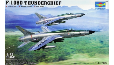 F-105D Republic, Thunderchief - TRUMPETER 01617 1/72